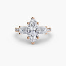 Three-Stone Ring with Pavé Band 4 The Perfect Carat