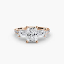 Three-Stone Ring with Pavé Band 4 The Perfect Carat
