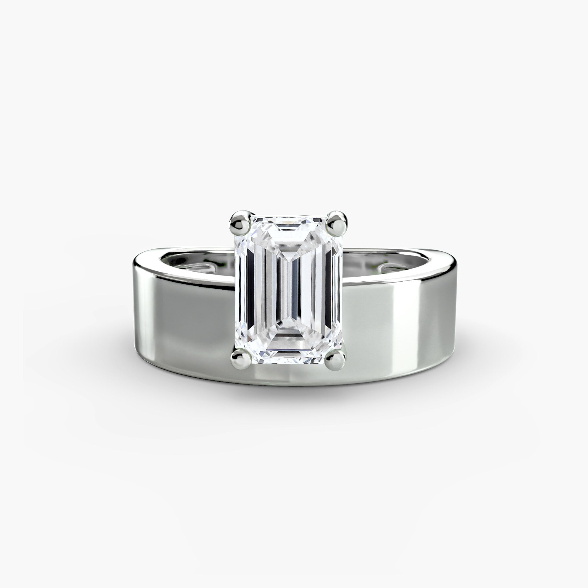 Wide Band Solitaire 2 The Perfect Carat