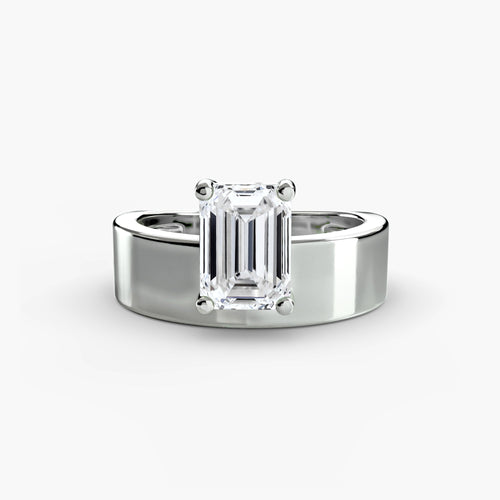 Wide Band Solitaire 2 The Perfect Carat