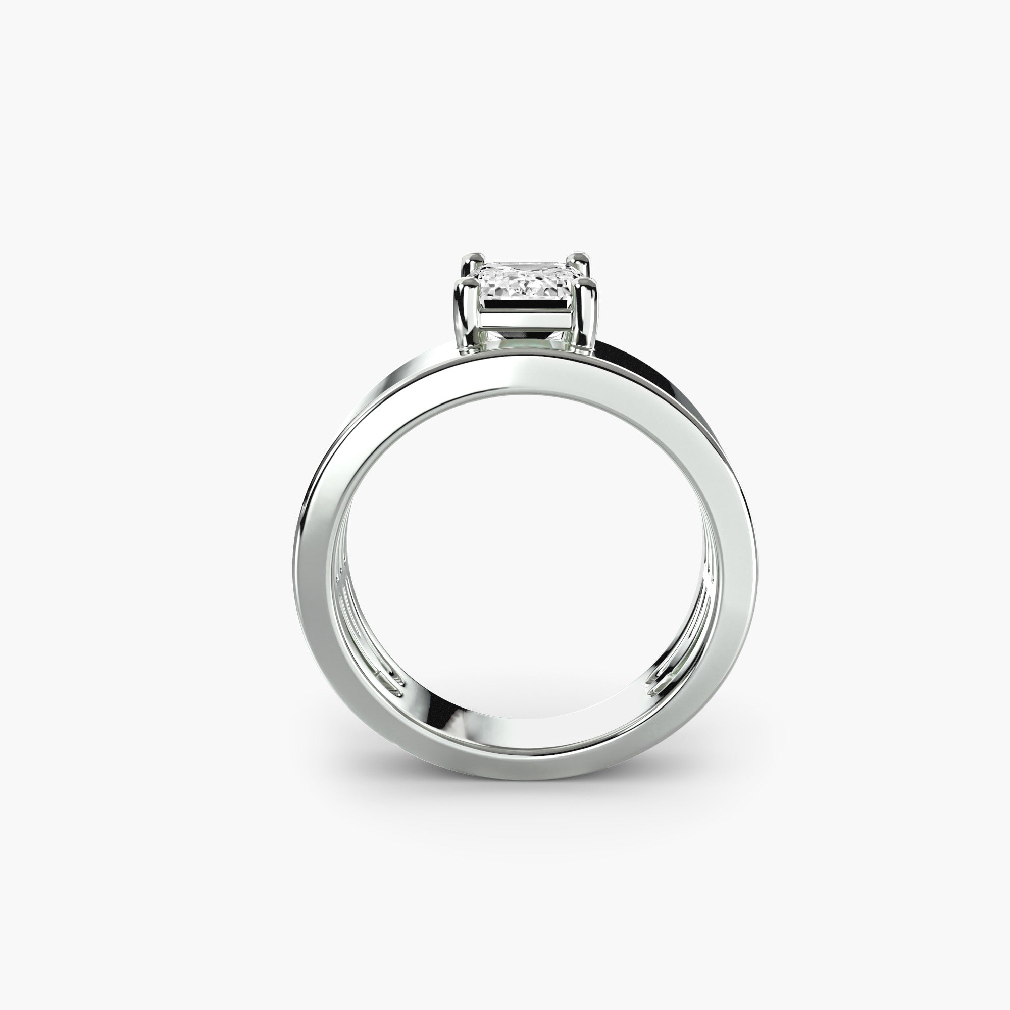 Wide Band Solitaire 2 The Perfect Carat
