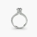 Solitaire with Pavé The Perfect Carat