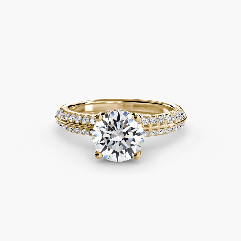 Solitaire with Pavé The Perfect Carat