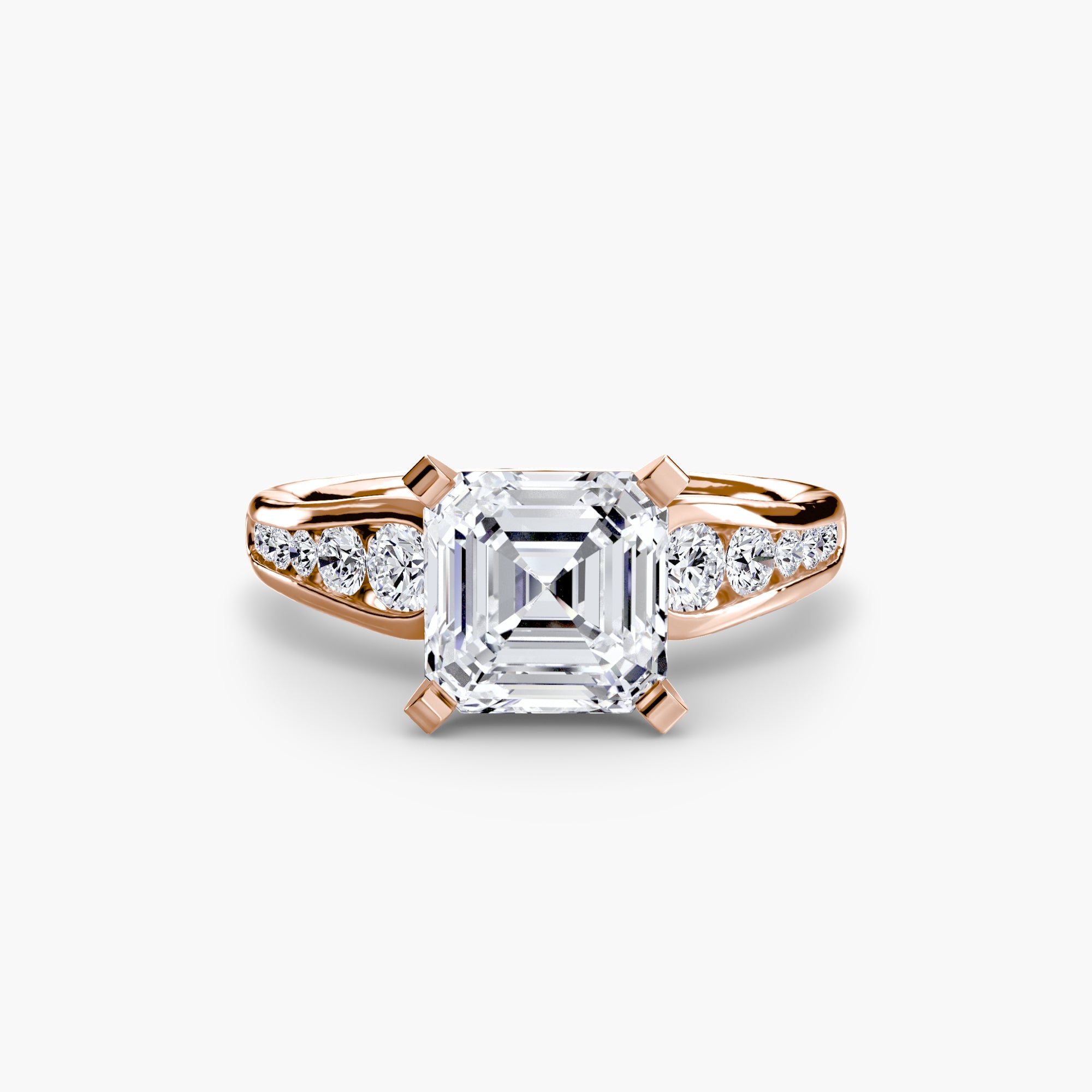 Solitaire with Pavé 2 The Perfect Carat