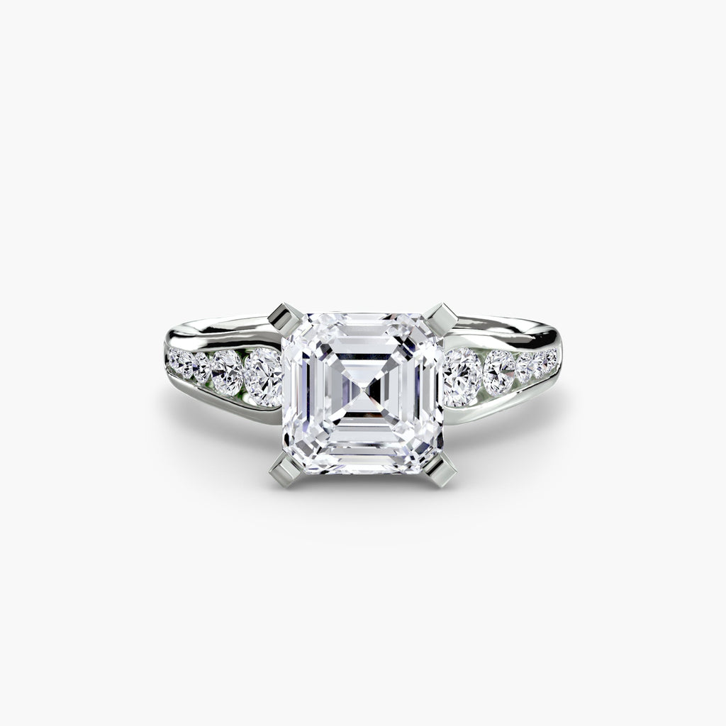 Solitaire with Pavé 2 The Perfect Carat