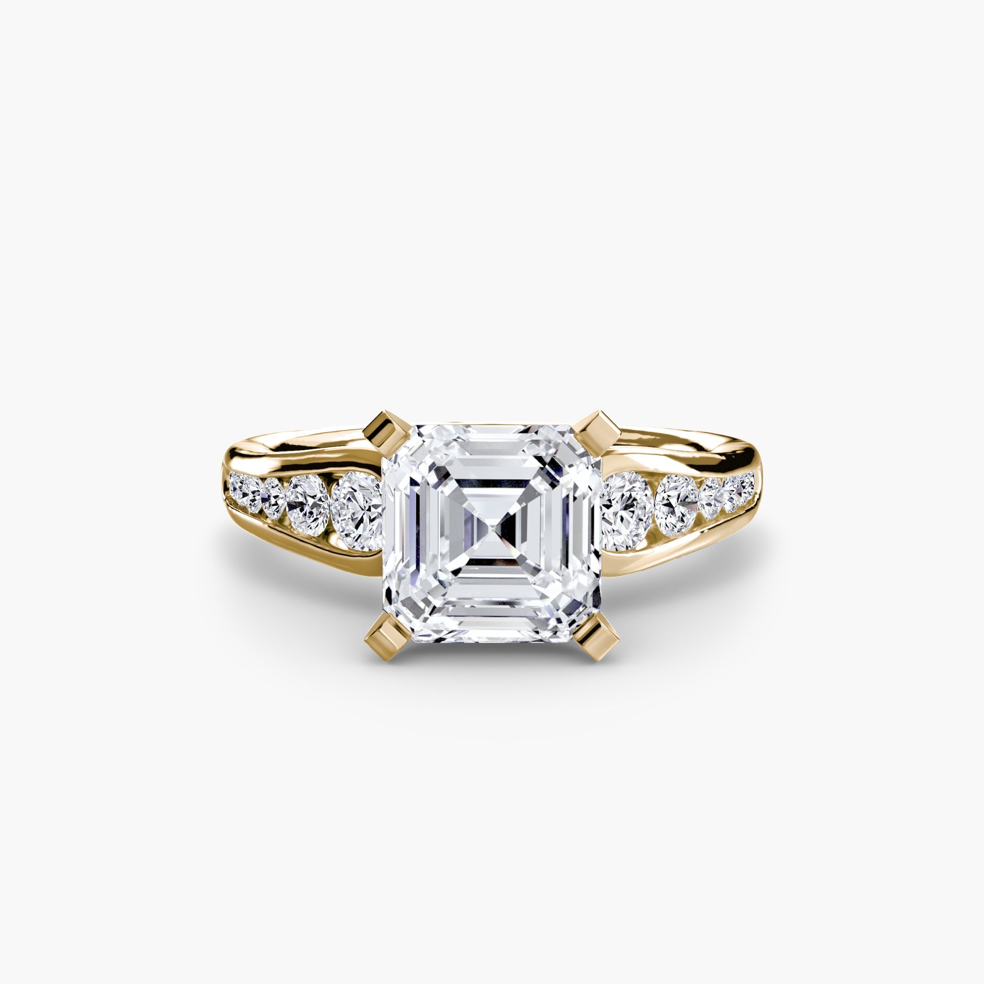 Solitaire with Pavé 2 The Perfect Carat