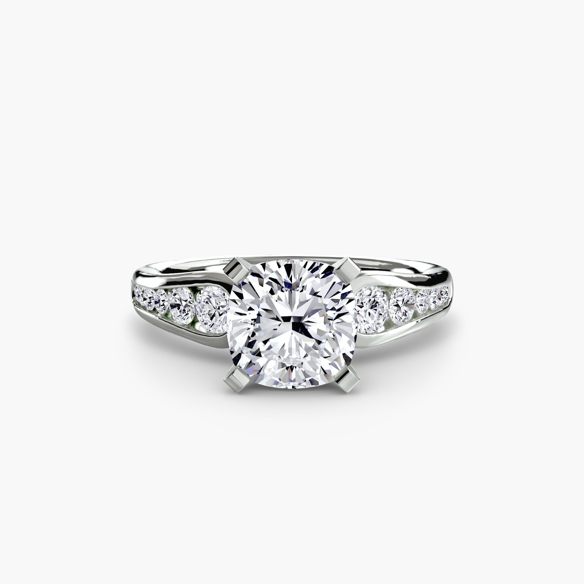 Solitaire with Pavé 2 The Perfect Carat