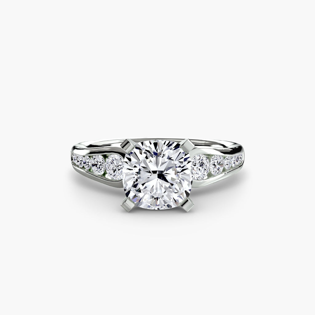 Solitaire with Pavé 2 The Perfect Carat