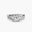 Solitaire with Pavé 2 The Perfect Carat