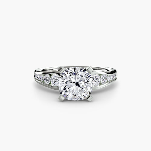Solitaire with Pavé 2 The Perfect Carat