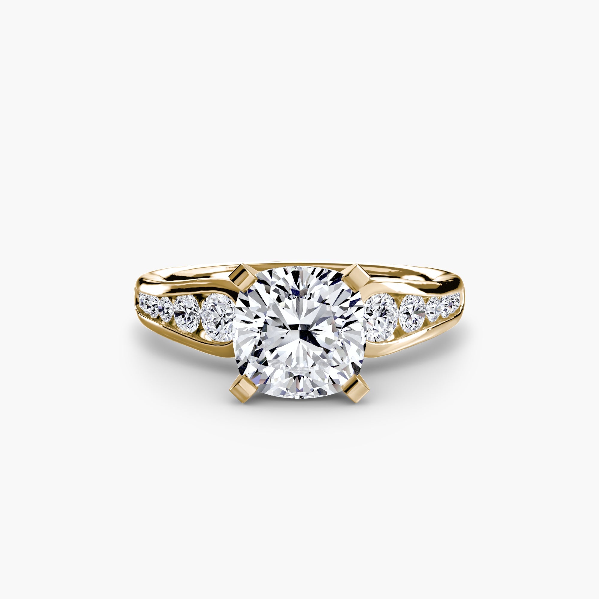 Solitaire with Pavé 2 The Perfect Carat