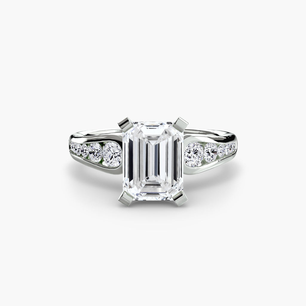 Solitaire with Pavé 2 The Perfect Carat