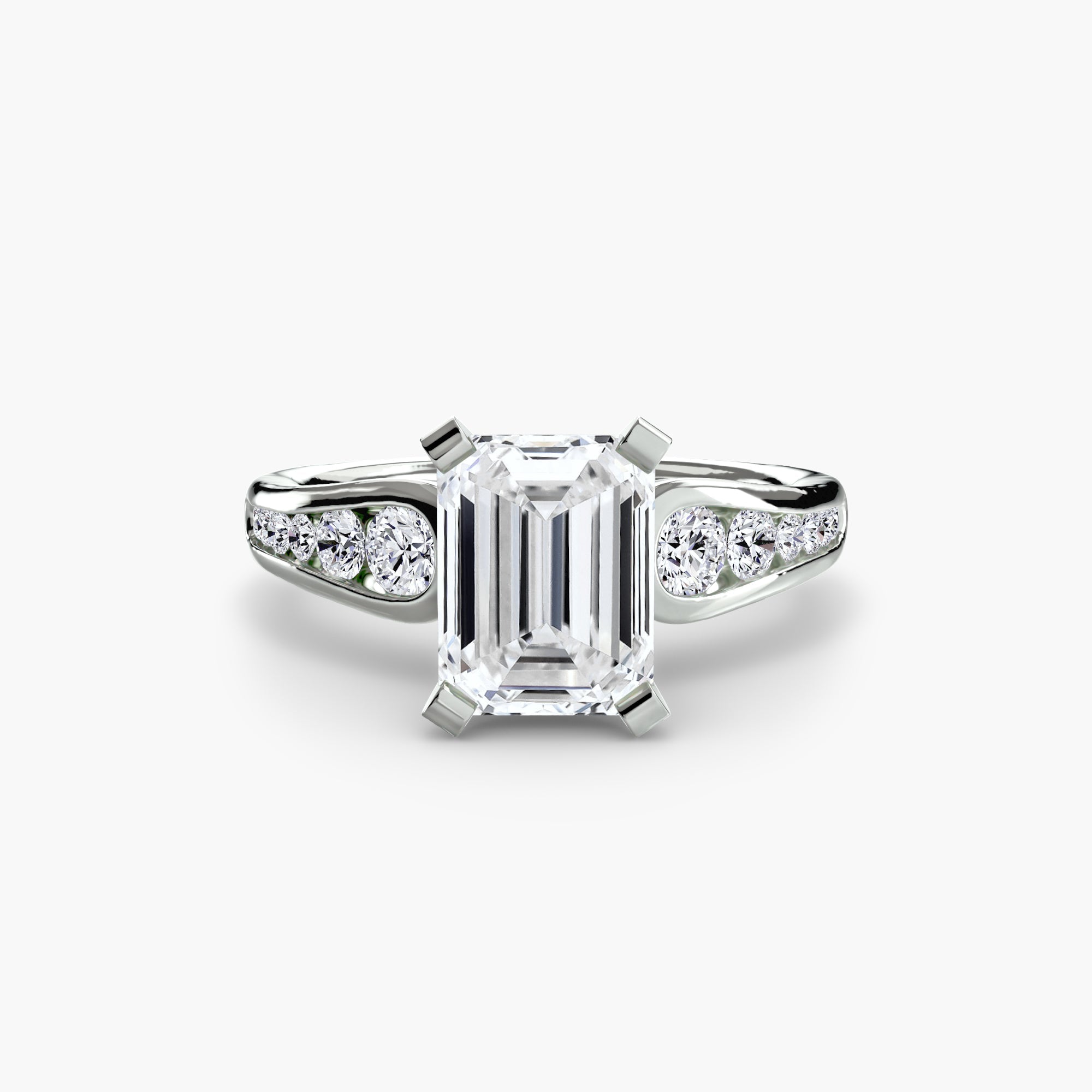 Solitaire with Pavé 2 The Perfect Carat