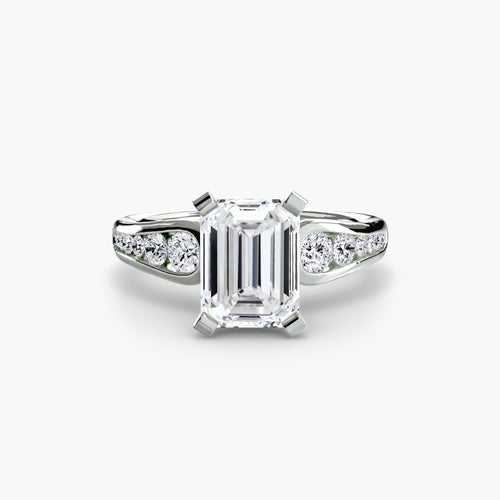 Solitaire with Pavé 2 The Perfect Carat