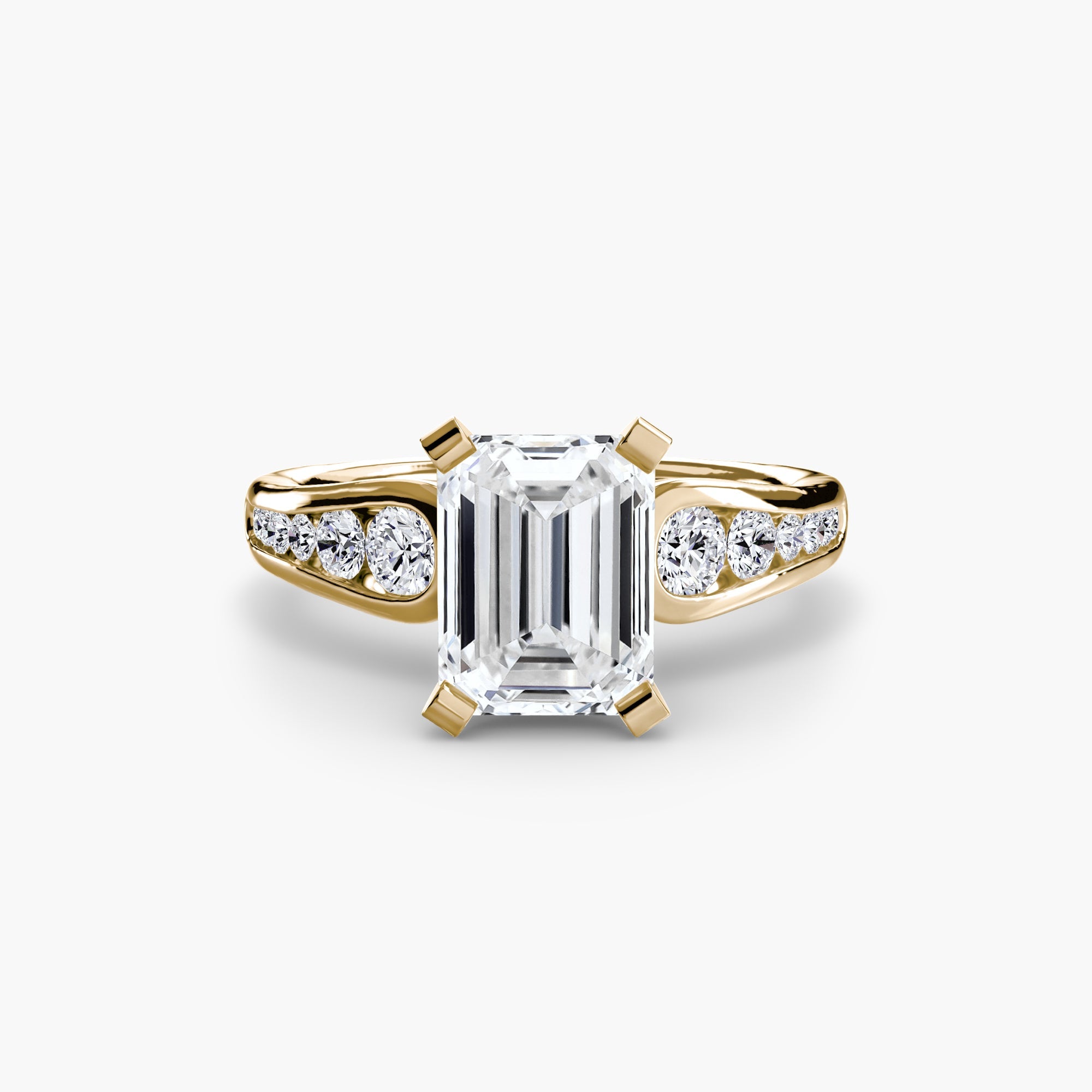Solitaire with Pavé 2 The Perfect Carat