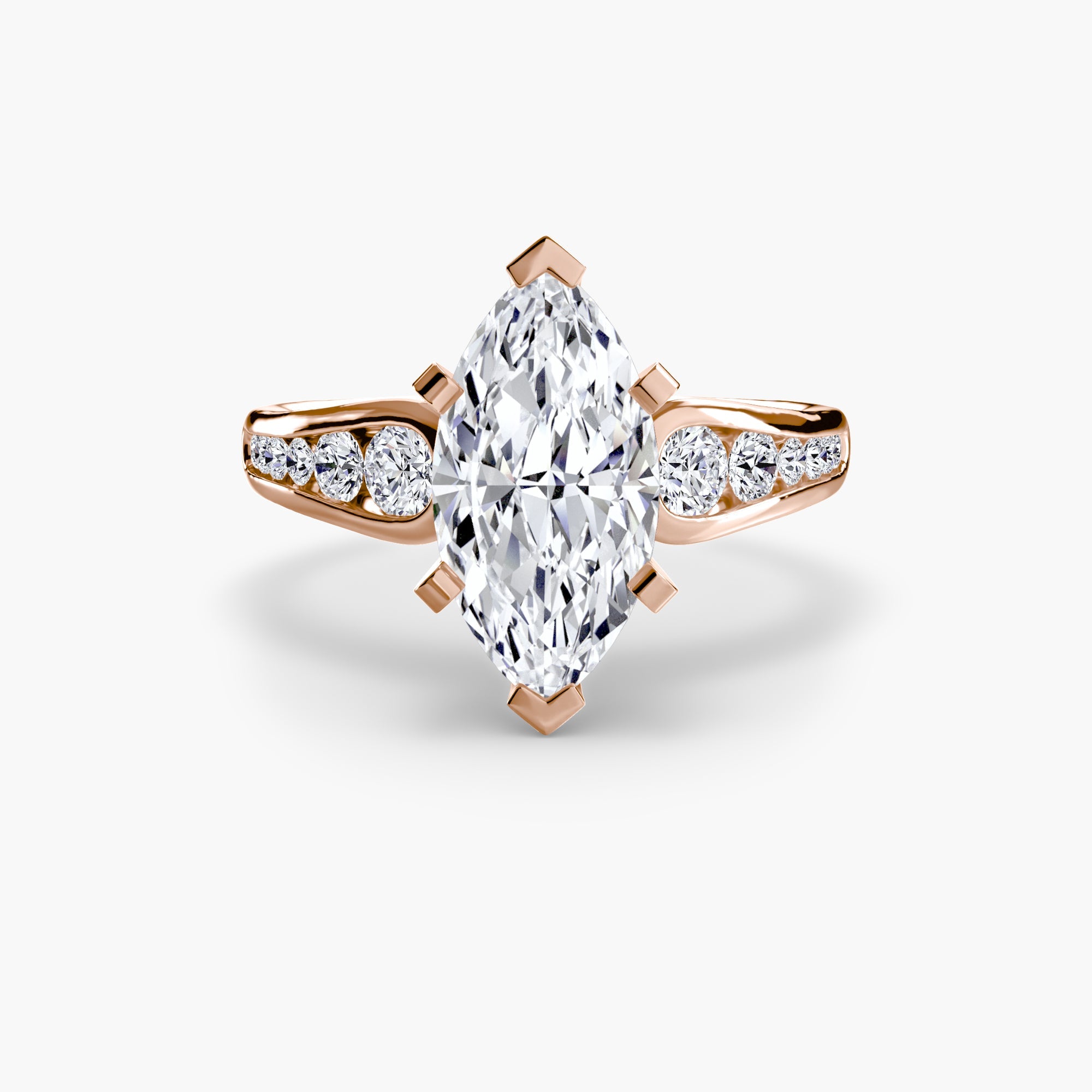 Solitaire with Pavé 2 The Perfect Carat
