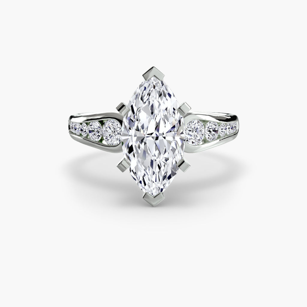 Solitaire with Pavé 2 The Perfect Carat