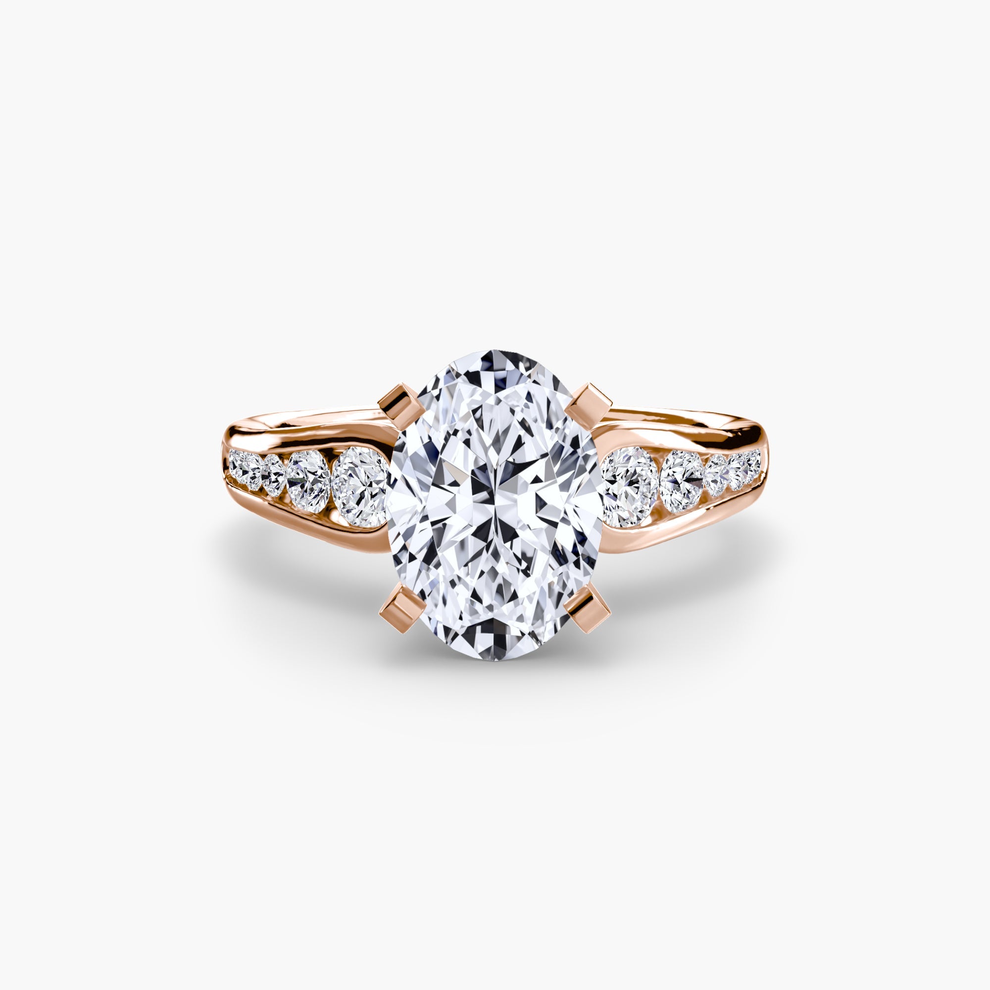 Solitaire with Pavé 2 The Perfect Carat