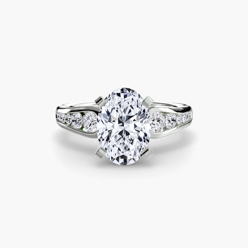 Solitaire with Pavé 2 The Perfect Carat
