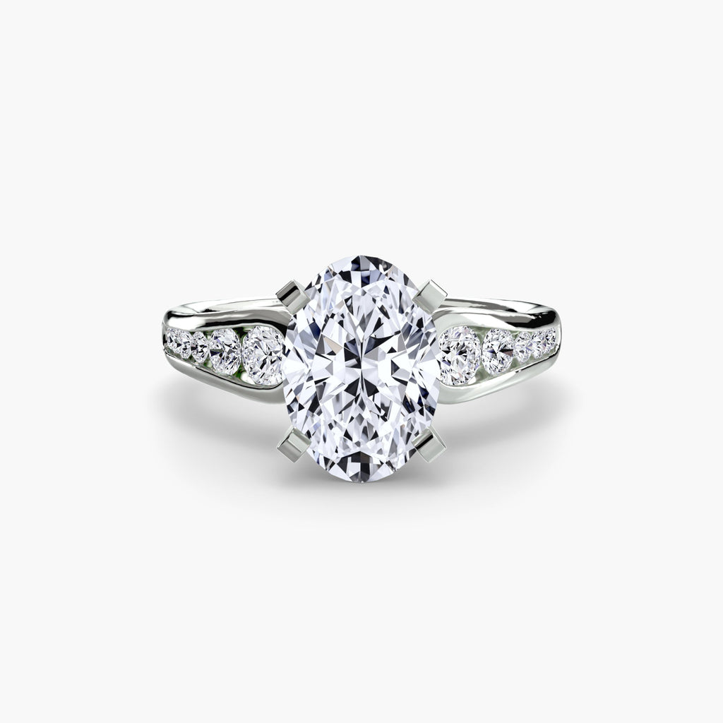 Solitaire with Pavé 2 The Perfect Carat
