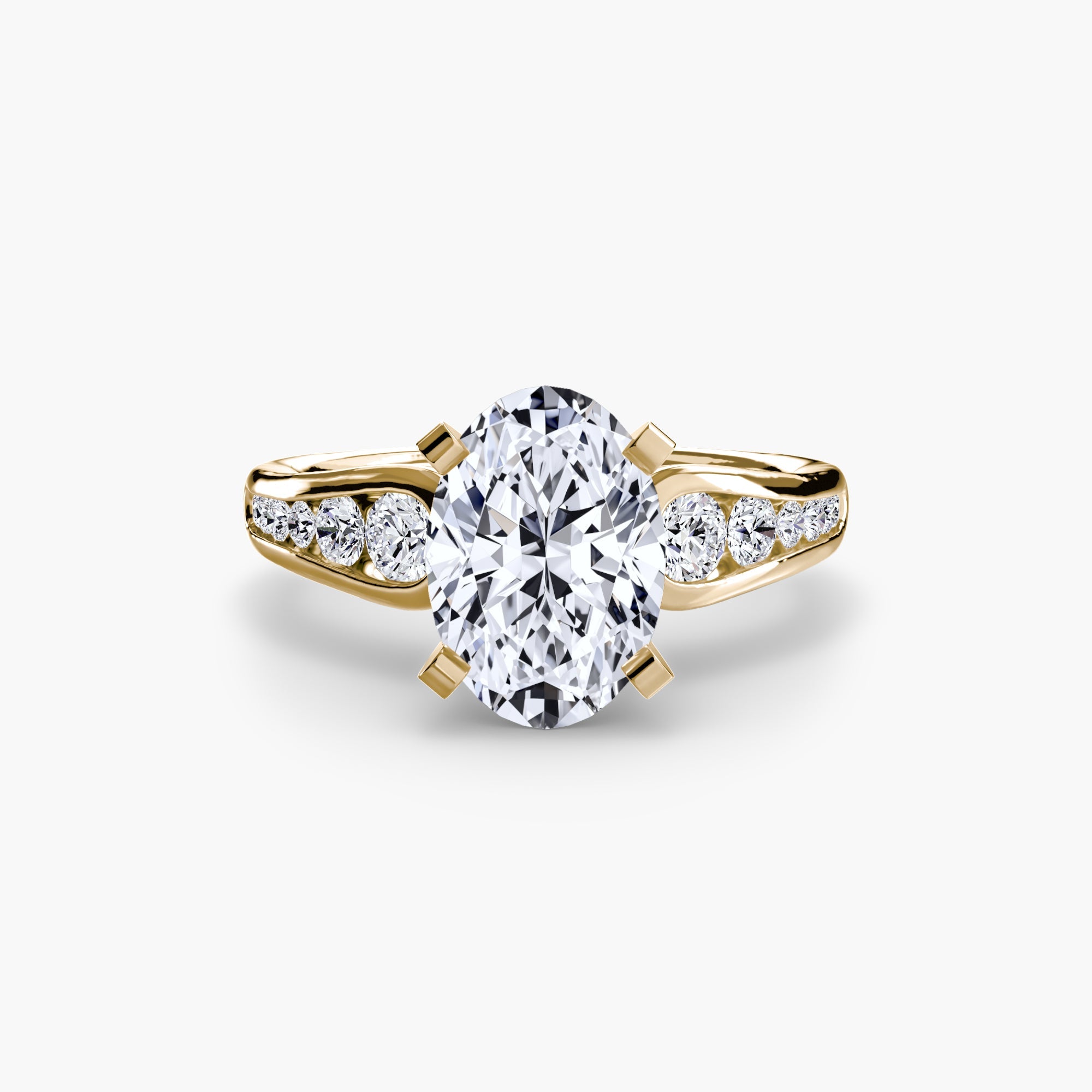 Solitaire with Pavé 2 The Perfect Carat
