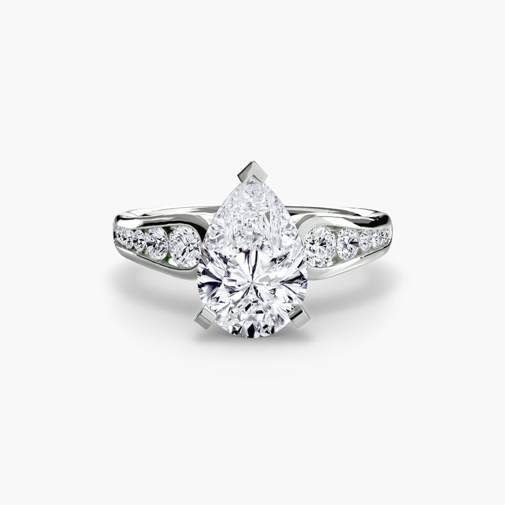 Solitaire with Pavé 2 The Perfect Carat