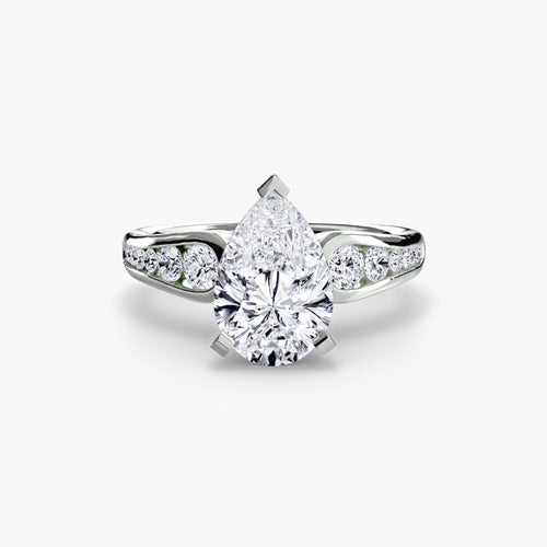 Solitaire with Pavé 2 The Perfect Carat