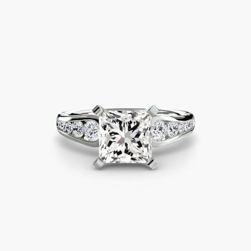 Solitaire with Pavé 2 The Perfect Carat