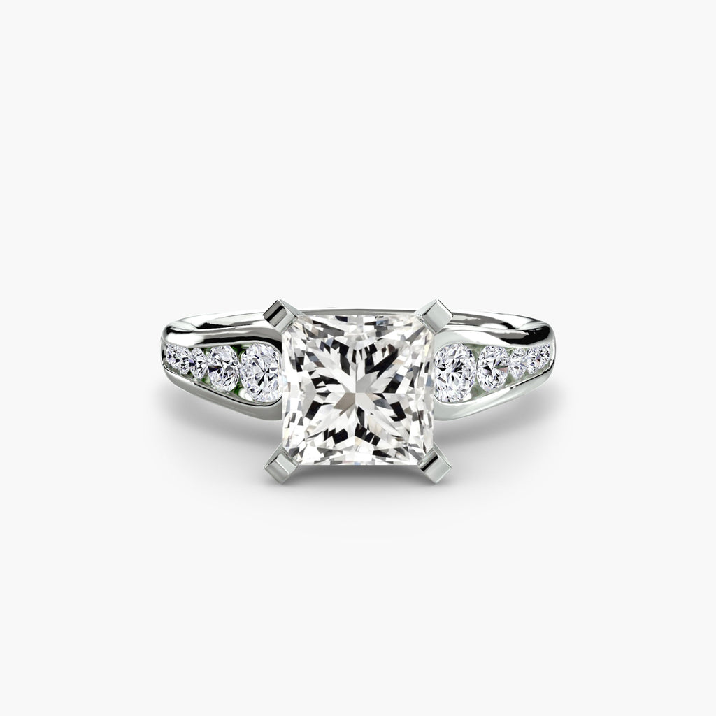 Solitaire with Pavé 2 The Perfect Carat