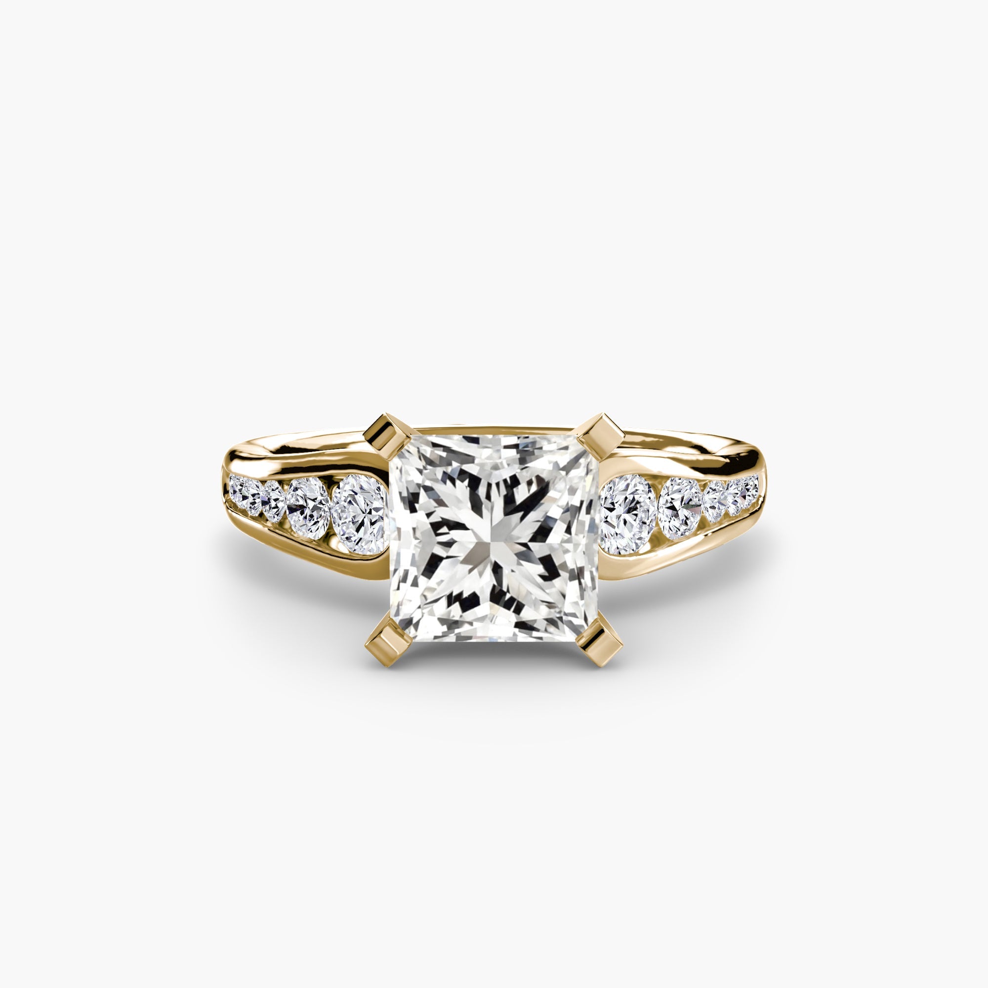 Solitaire with Pavé 2 The Perfect Carat