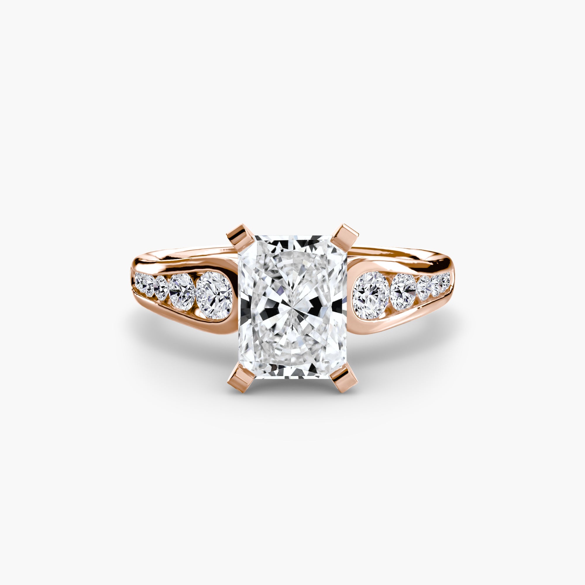 Solitaire with Pavé 2 The Perfect Carat