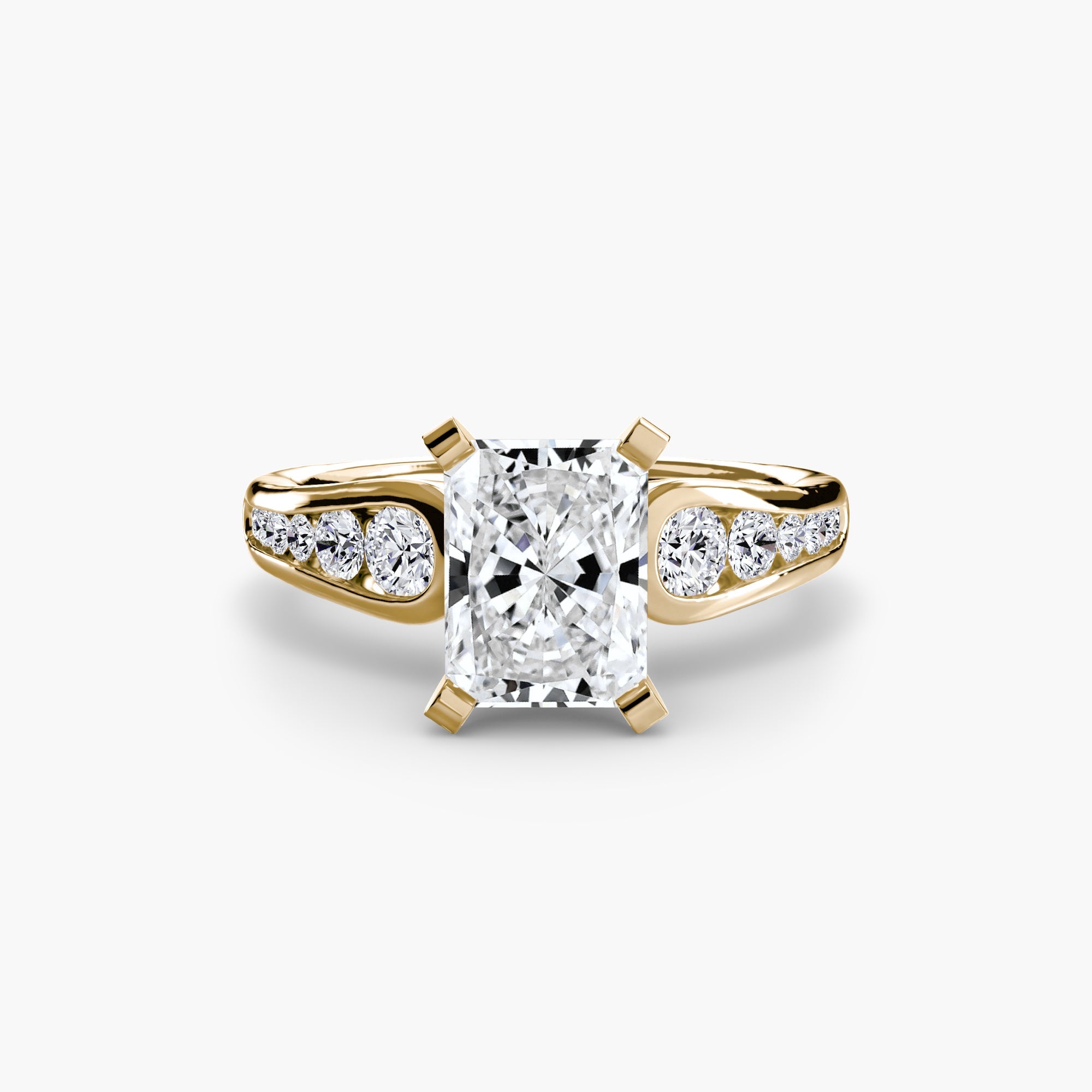 Solitaire with Pavé 2 The Perfect Carat