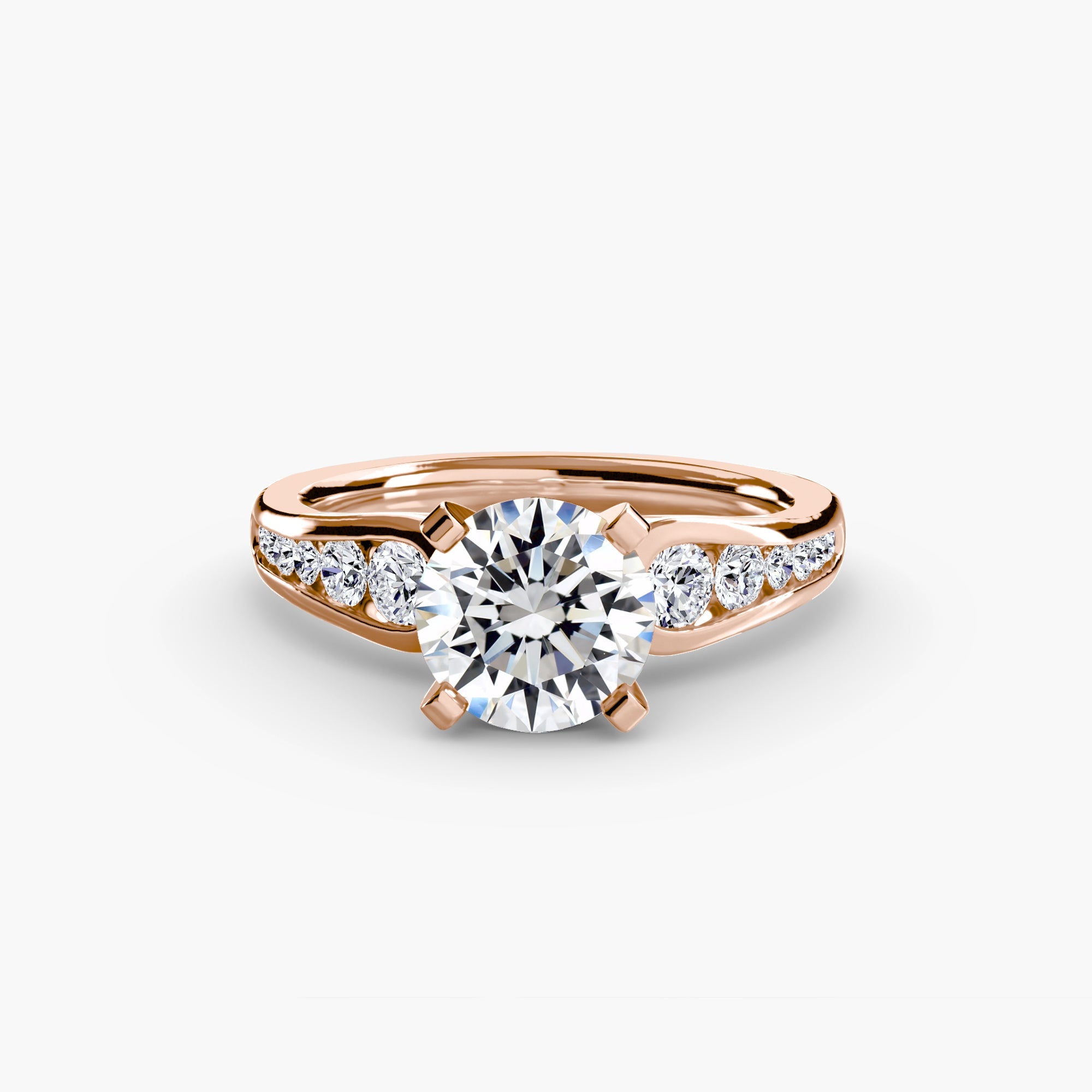 Solitaire with Pavé 2 The Perfect Carat