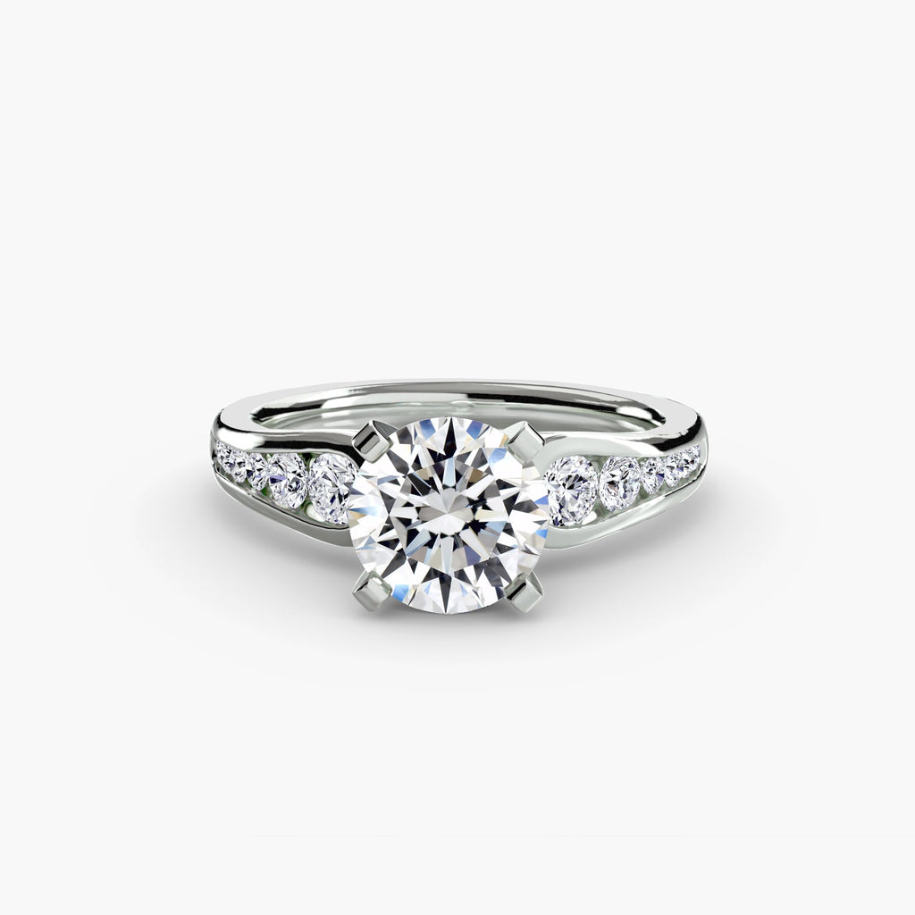 Solitaire with Pavé 2 The Perfect Carat