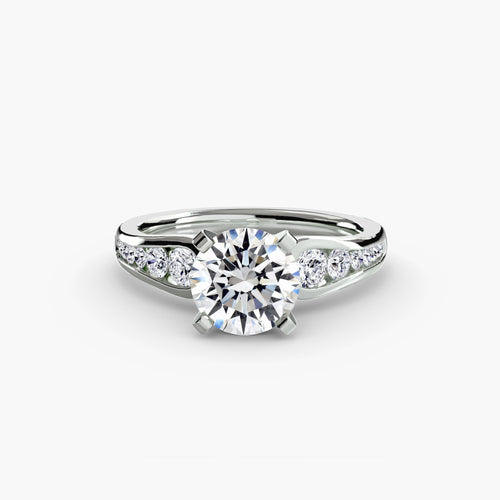 Solitaire with Pavé 2 The Perfect Carat