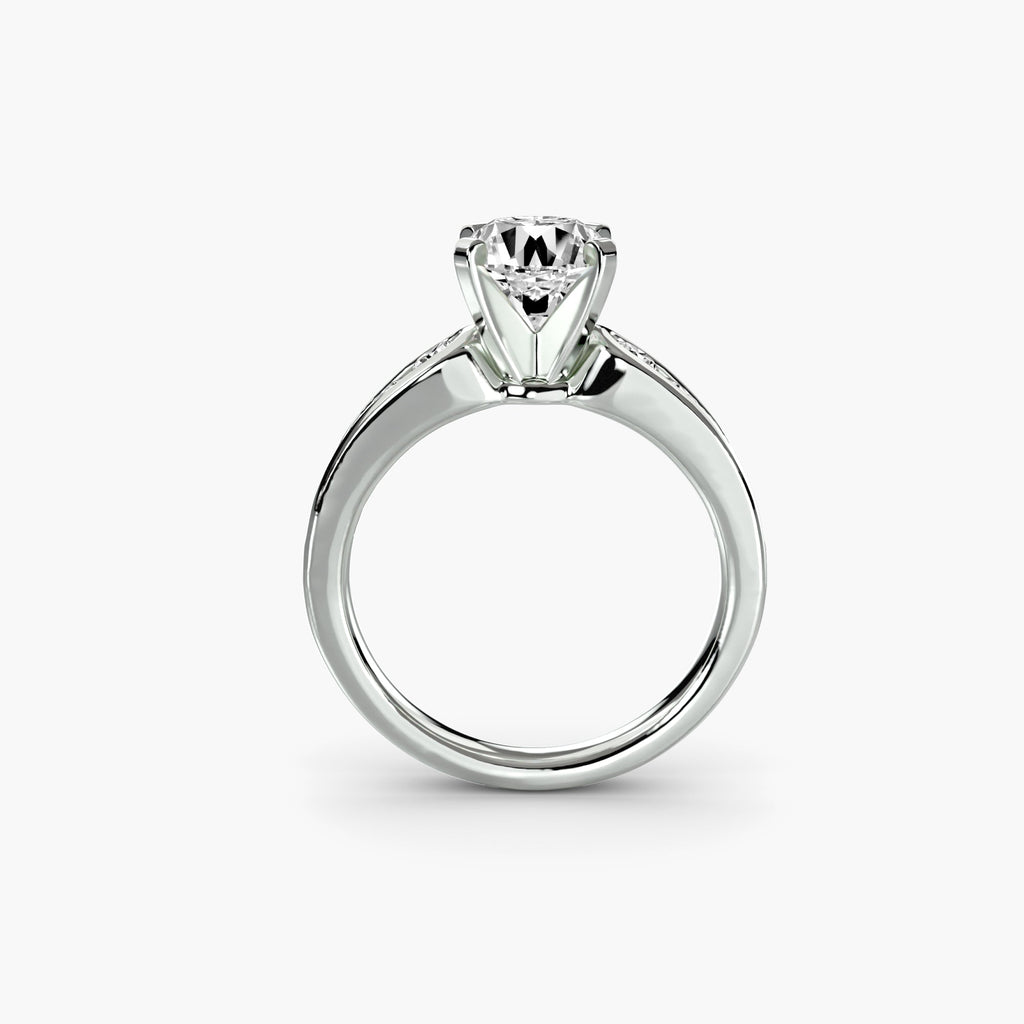 Solitaire with Pavé 2 The Perfect Carat