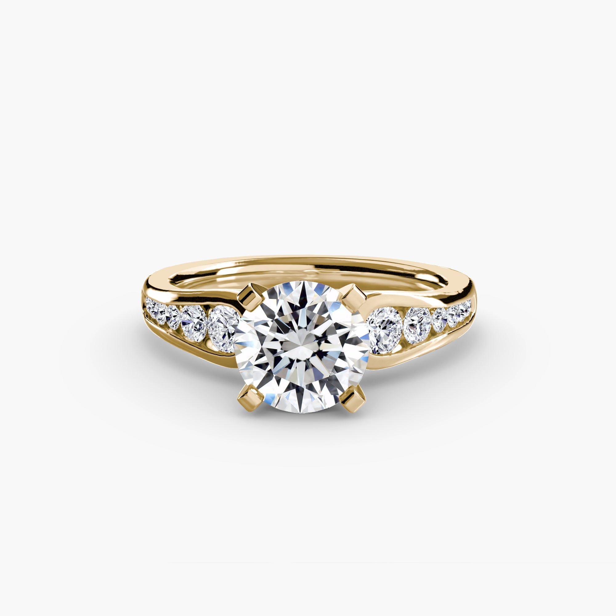 Solitaire with Pavé 2 The Perfect Carat