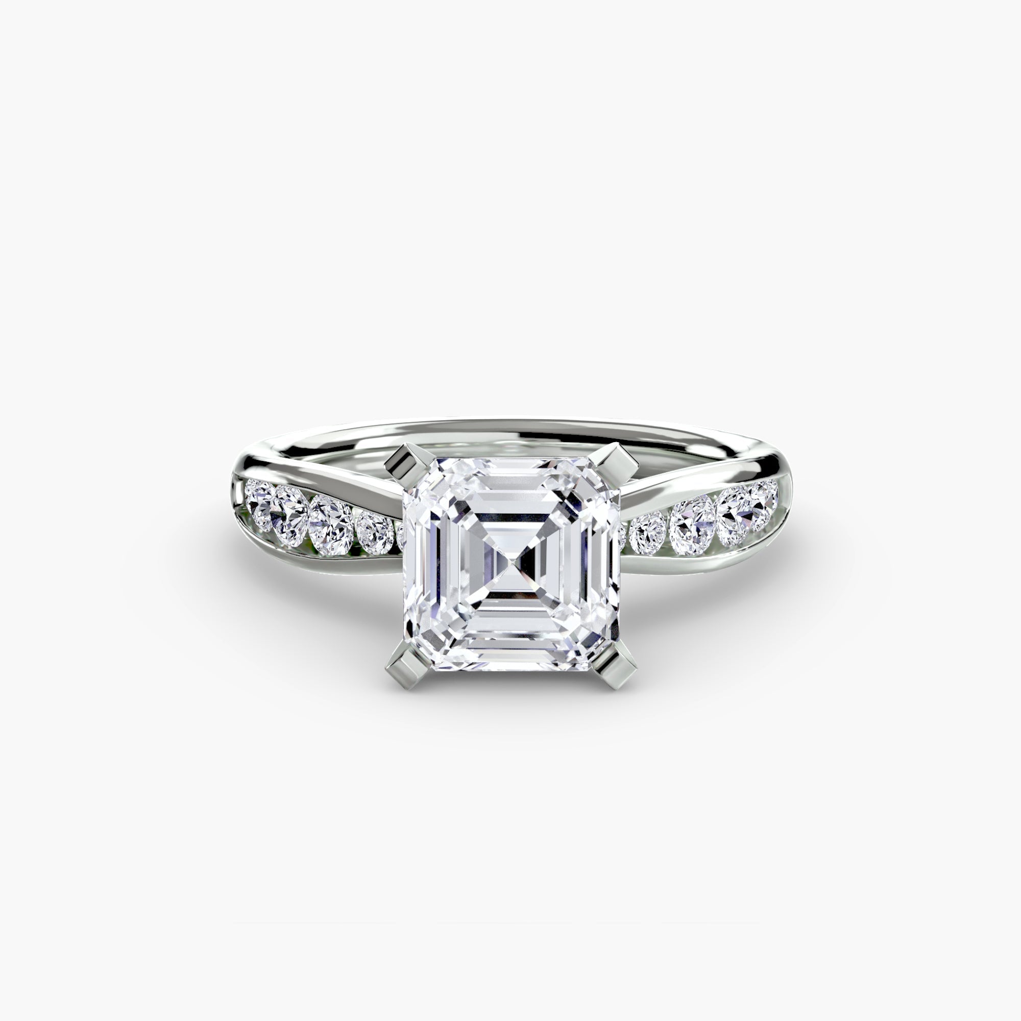 Solitaire with Pavé 3 The Perfect Carat