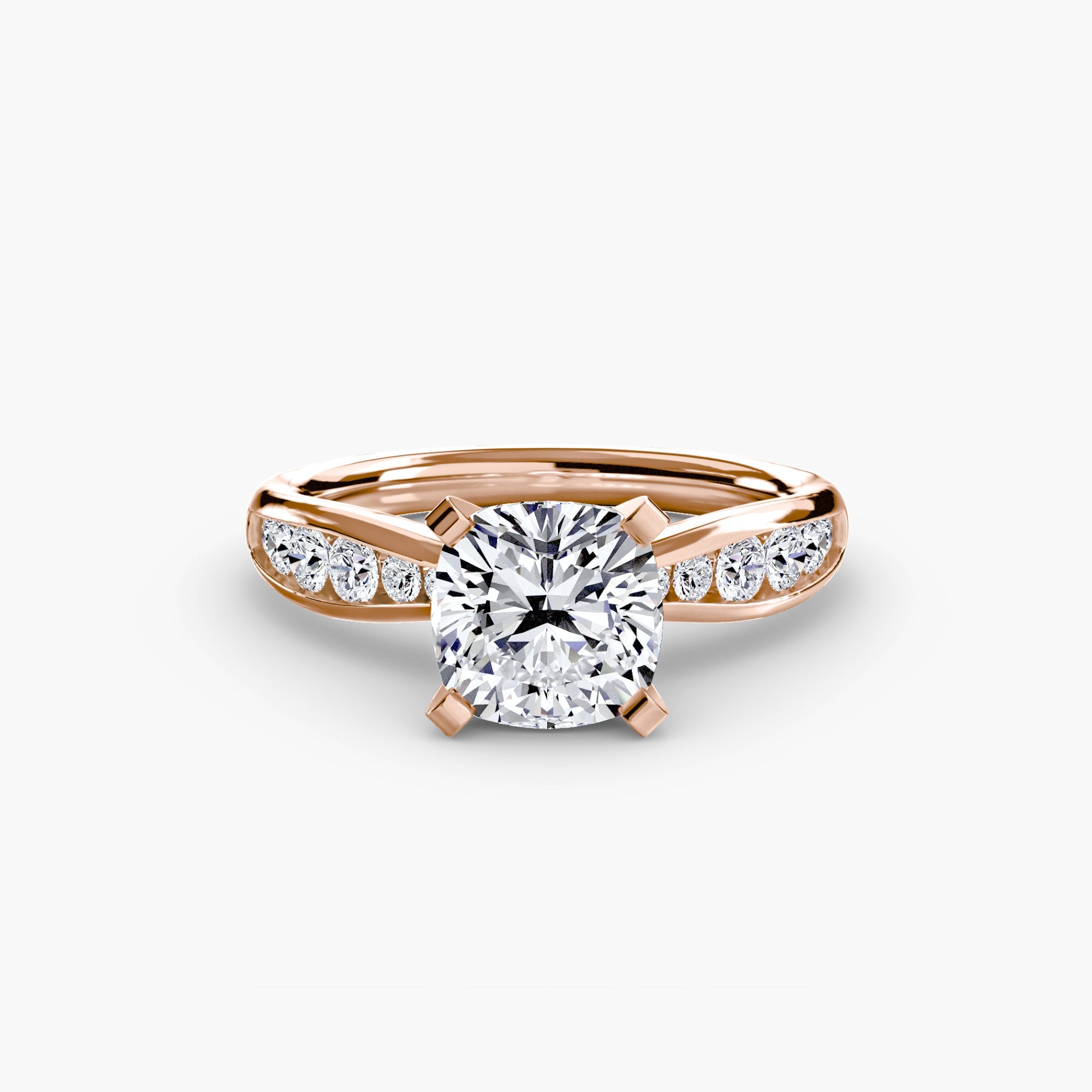 Solitaire with Pavé 3 The Perfect Carat