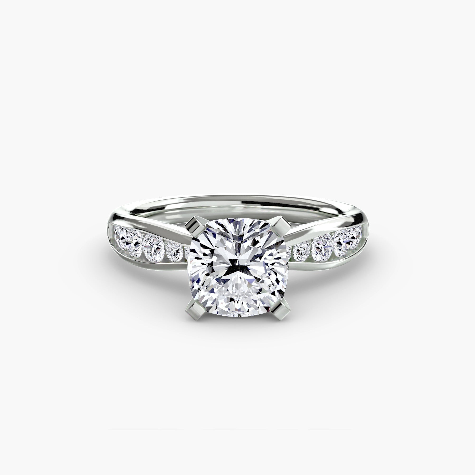 Solitaire with Pavé 3 The Perfect Carat