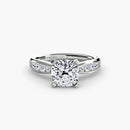 Solitaire with Pavé 3 The Perfect Carat