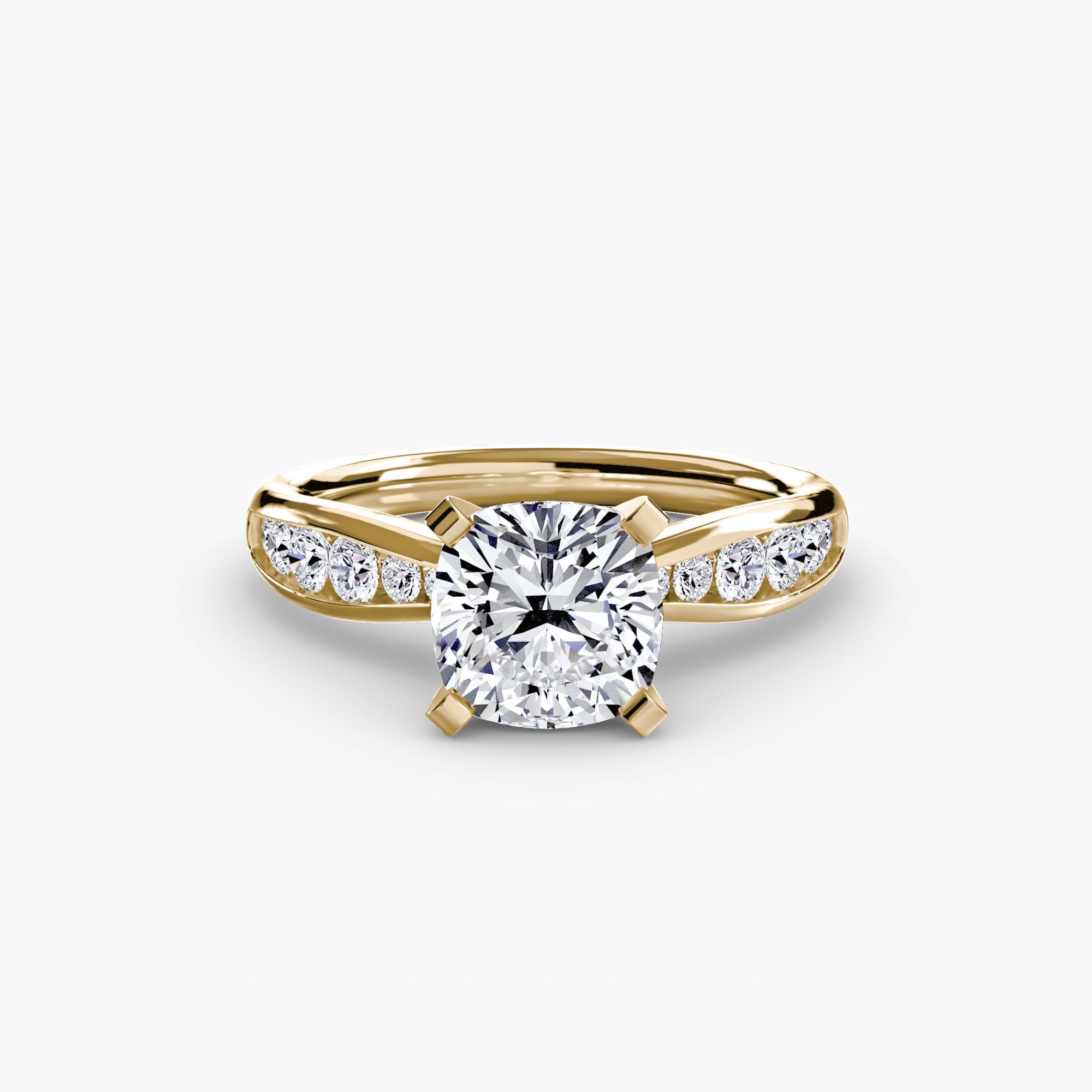 Solitaire with Pavé 3 The Perfect Carat