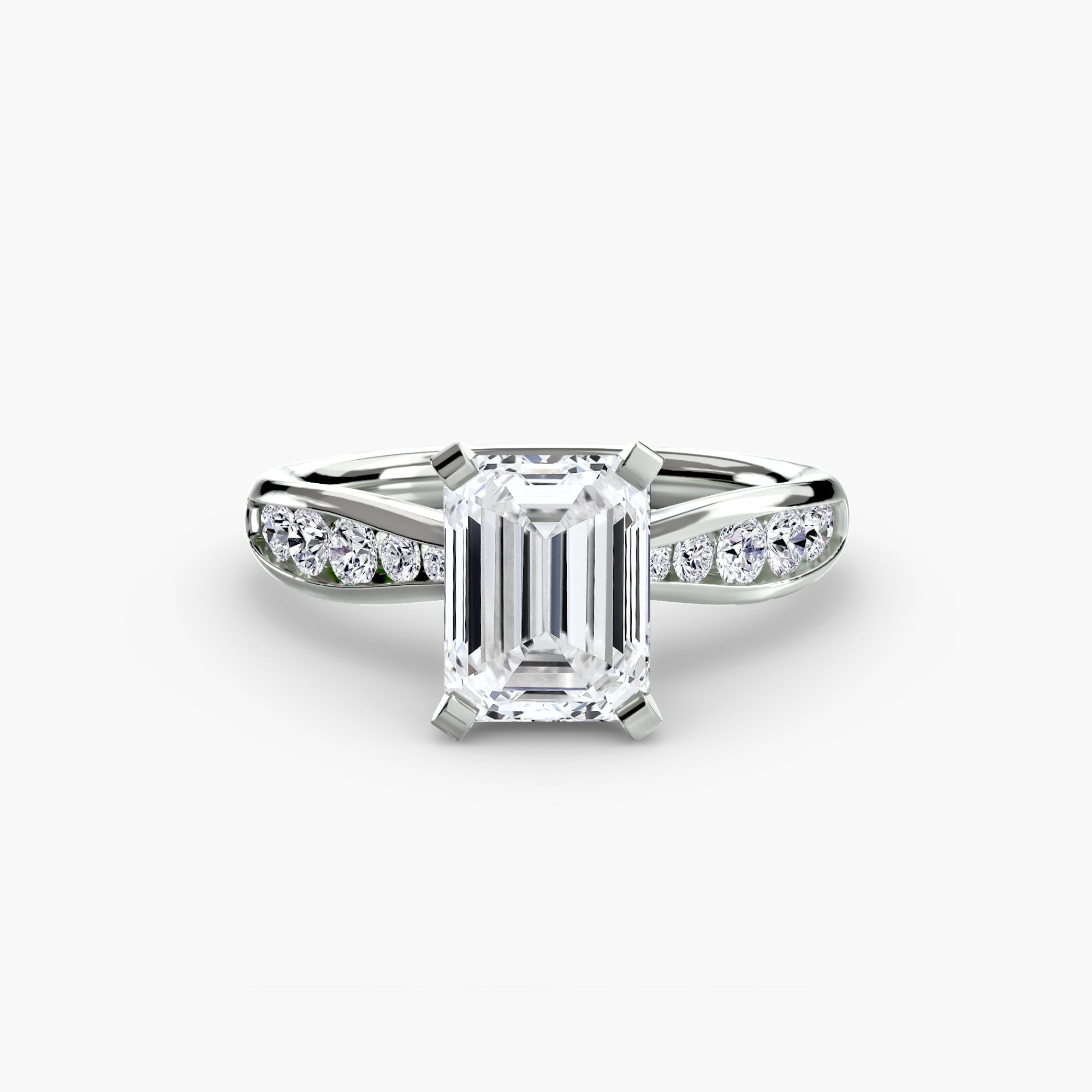 Solitaire with Pavé 3 The Perfect Carat
