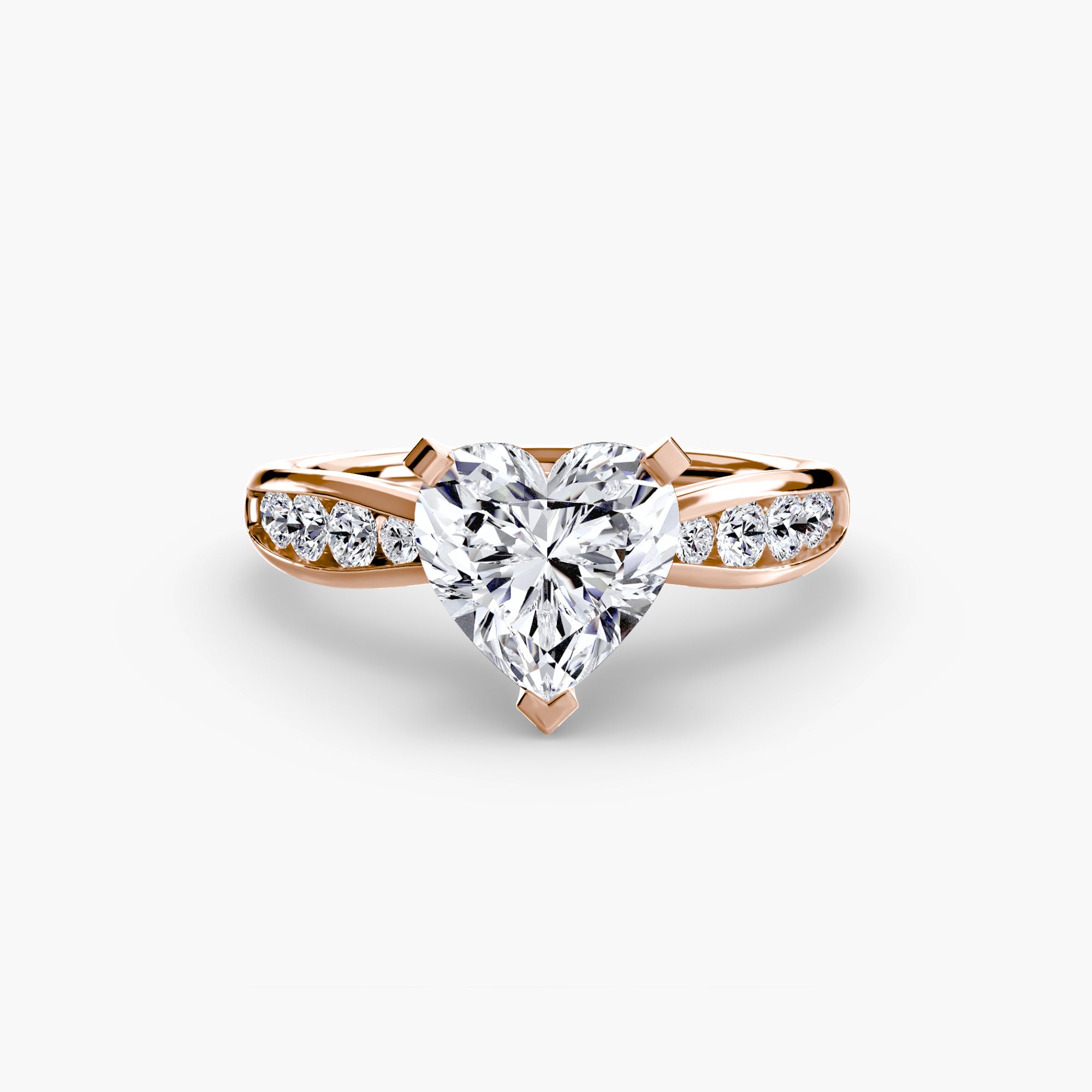 Solitaire with Pavé 3 The Perfect Carat