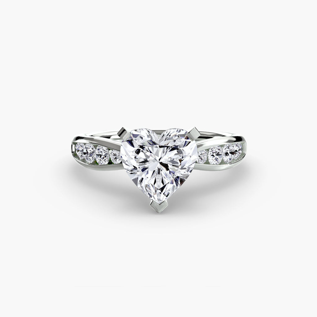 Solitaire with Pavé 3 The Perfect Carat