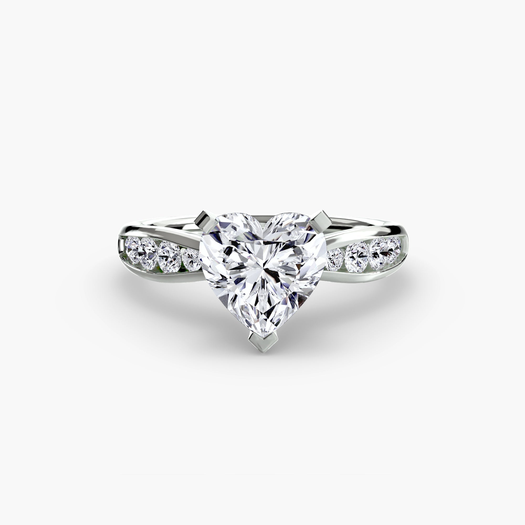 Solitaire with Pavé 3 The Perfect Carat