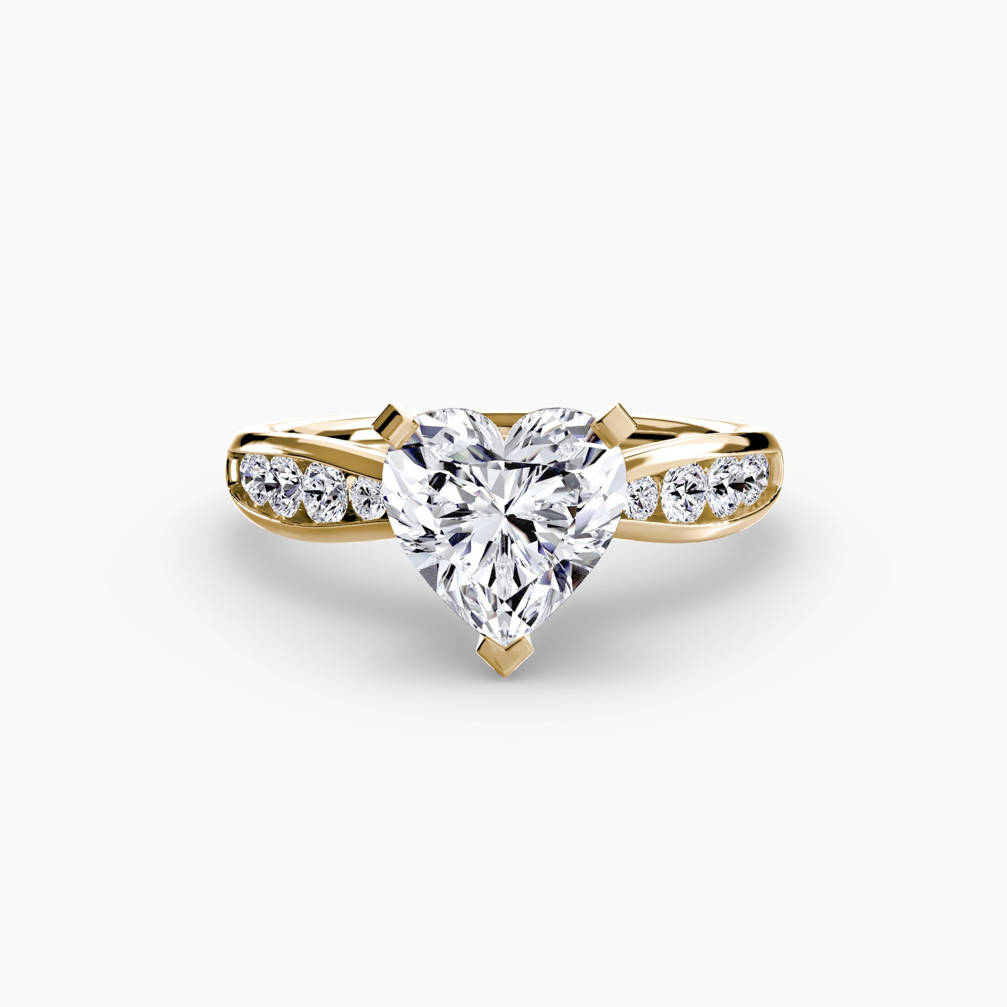 Solitaire with Pavé 3 The Perfect Carat