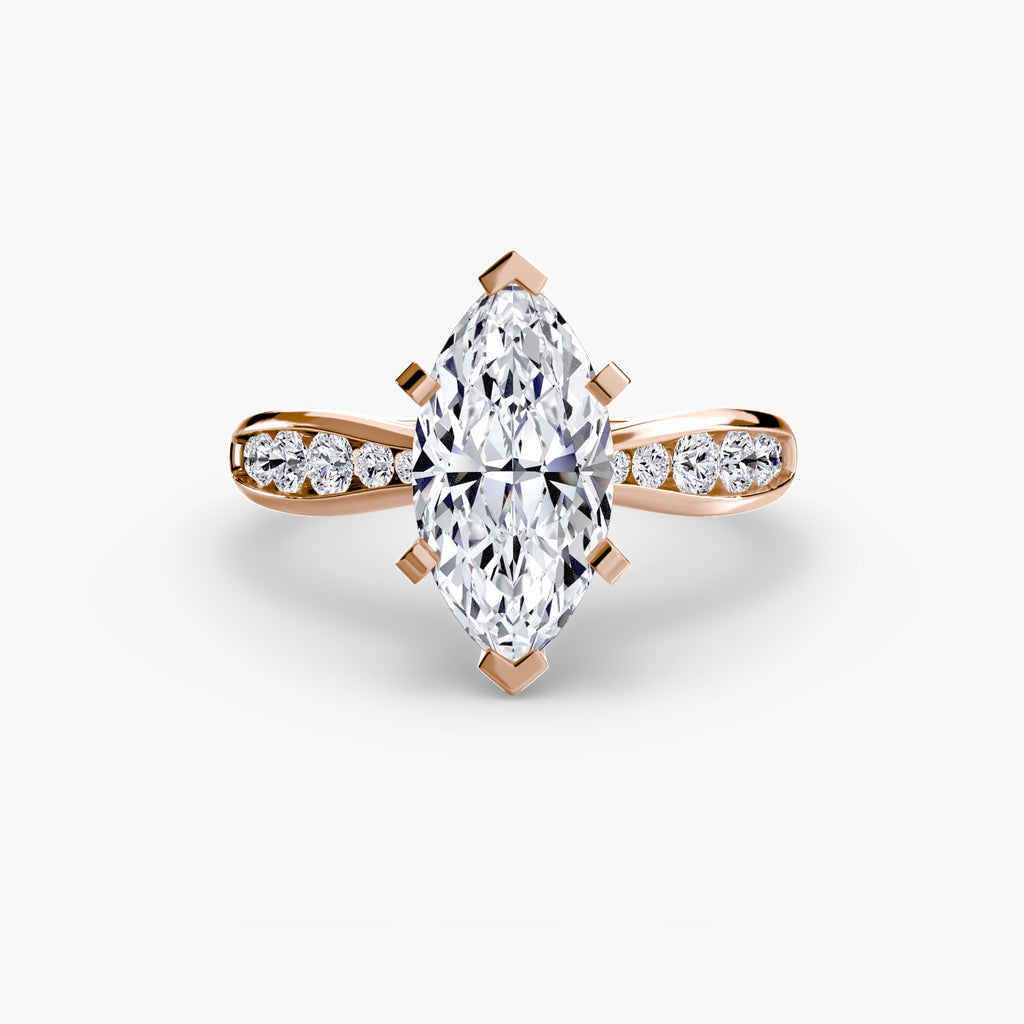 Solitaire with Pavé 3 The Perfect Carat