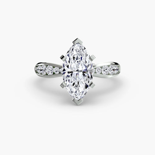 Solitaire with Pavé 3 The Perfect Carat