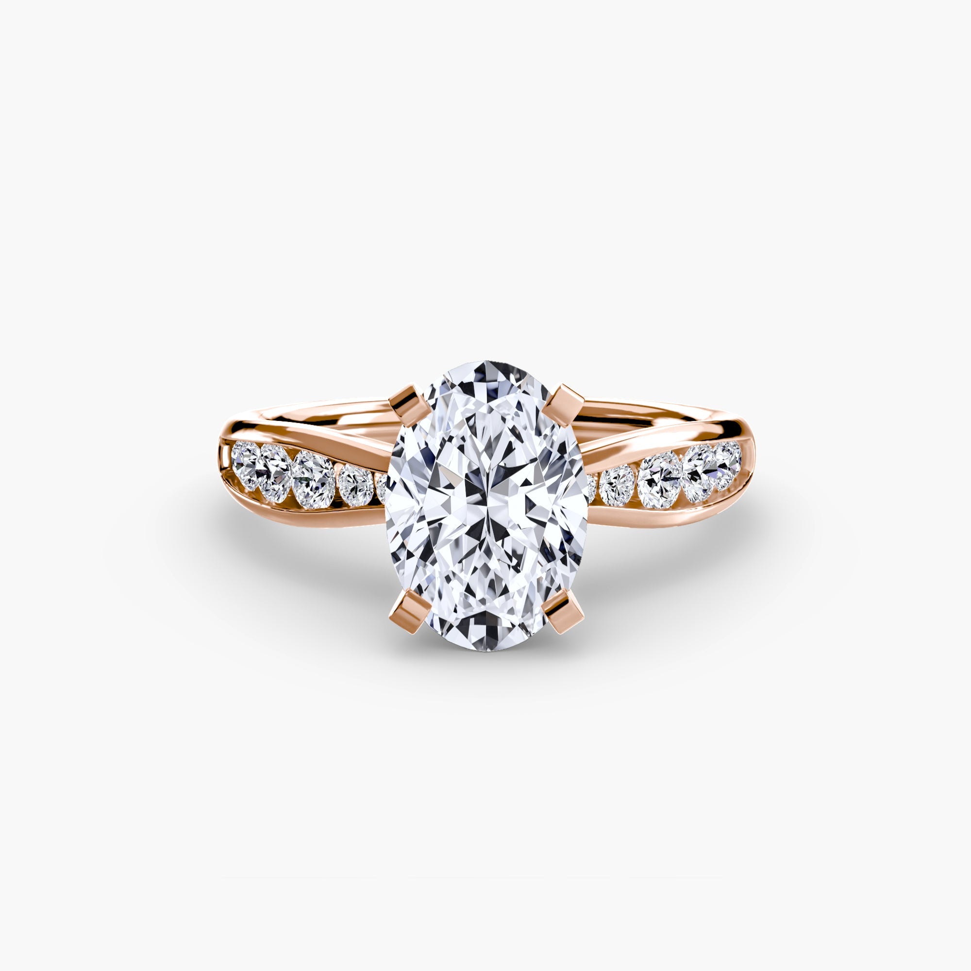 Solitaire with Pavé 3 The Perfect Carat